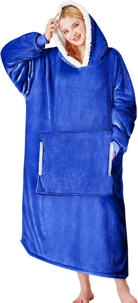 STMA Snuggie Wearable Hooded Blanket