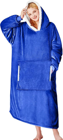 STMA Snuggie Wearable Hooded Blanket