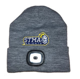 Hat LED Knit- Grey - Rechargeable